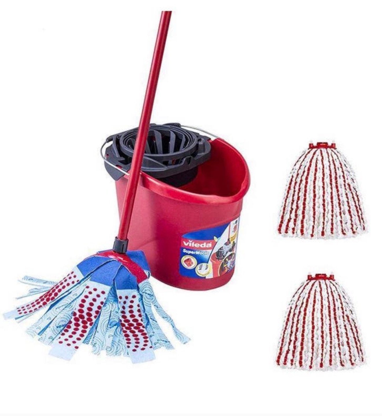 2 STUKS - Vileda Super Mocio 3 Action Schoonmaak dweilemmer, Huis en Inrichting, Ophalen of Verzenden, H, H, H