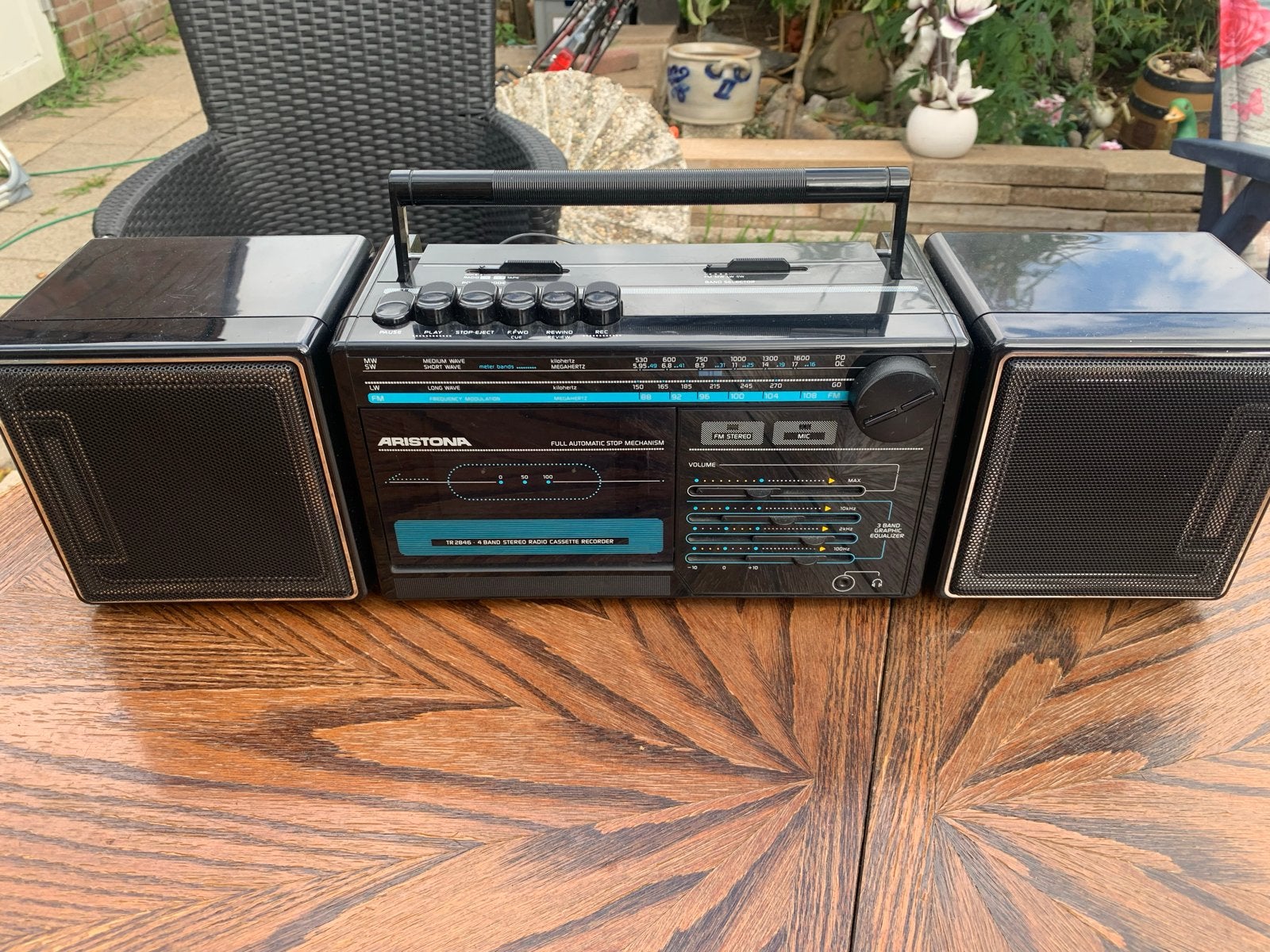 Ariston TR 2846 Stereo Radio Cassette Recorder Boombox, Ophalen, Gebruikt, Radio