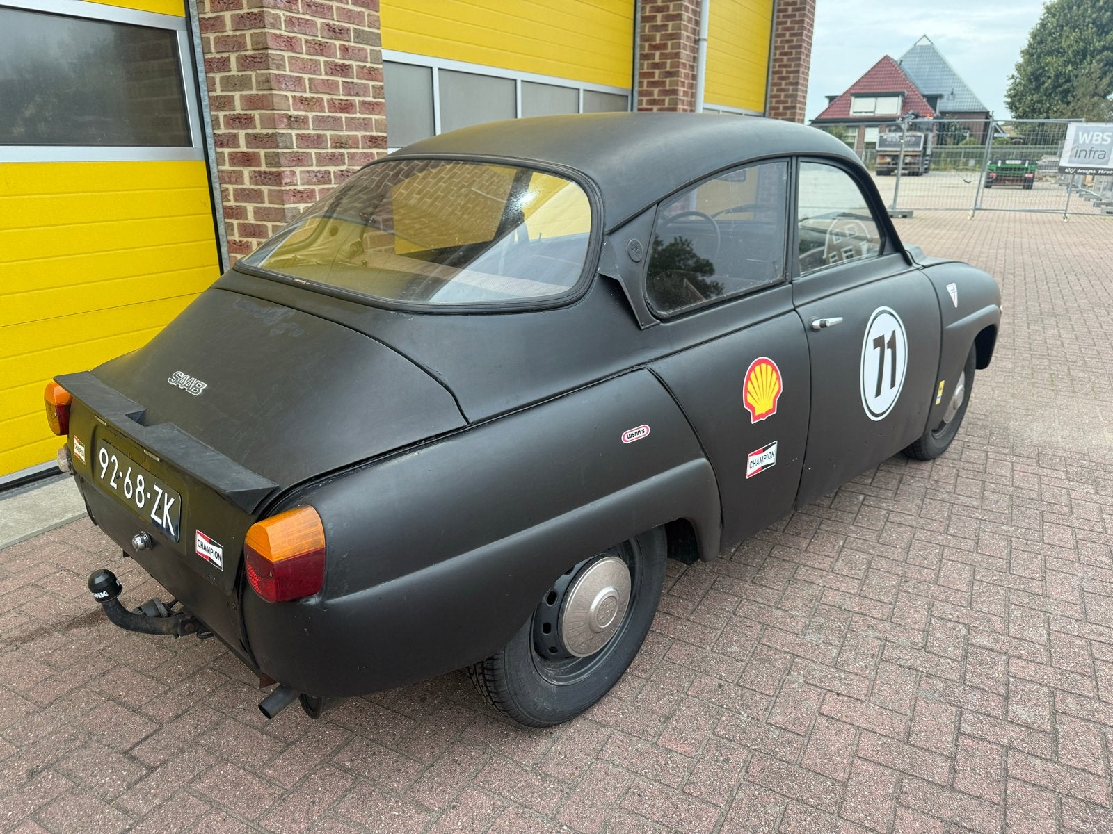 Saab 96 1.5 V4 1971 Grijs, foto 2