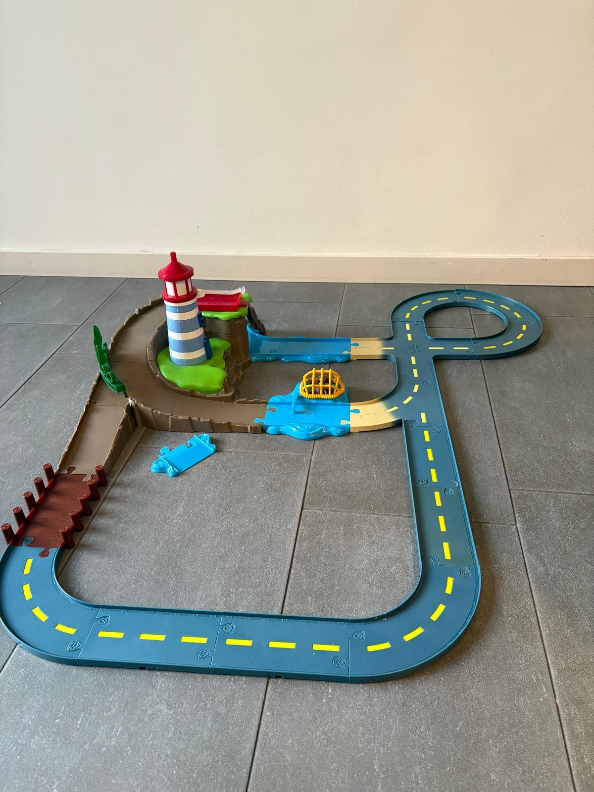 Paw Patrol Baan met vuurtoren en 2 voertuigen, Ophalen, Gebruikt