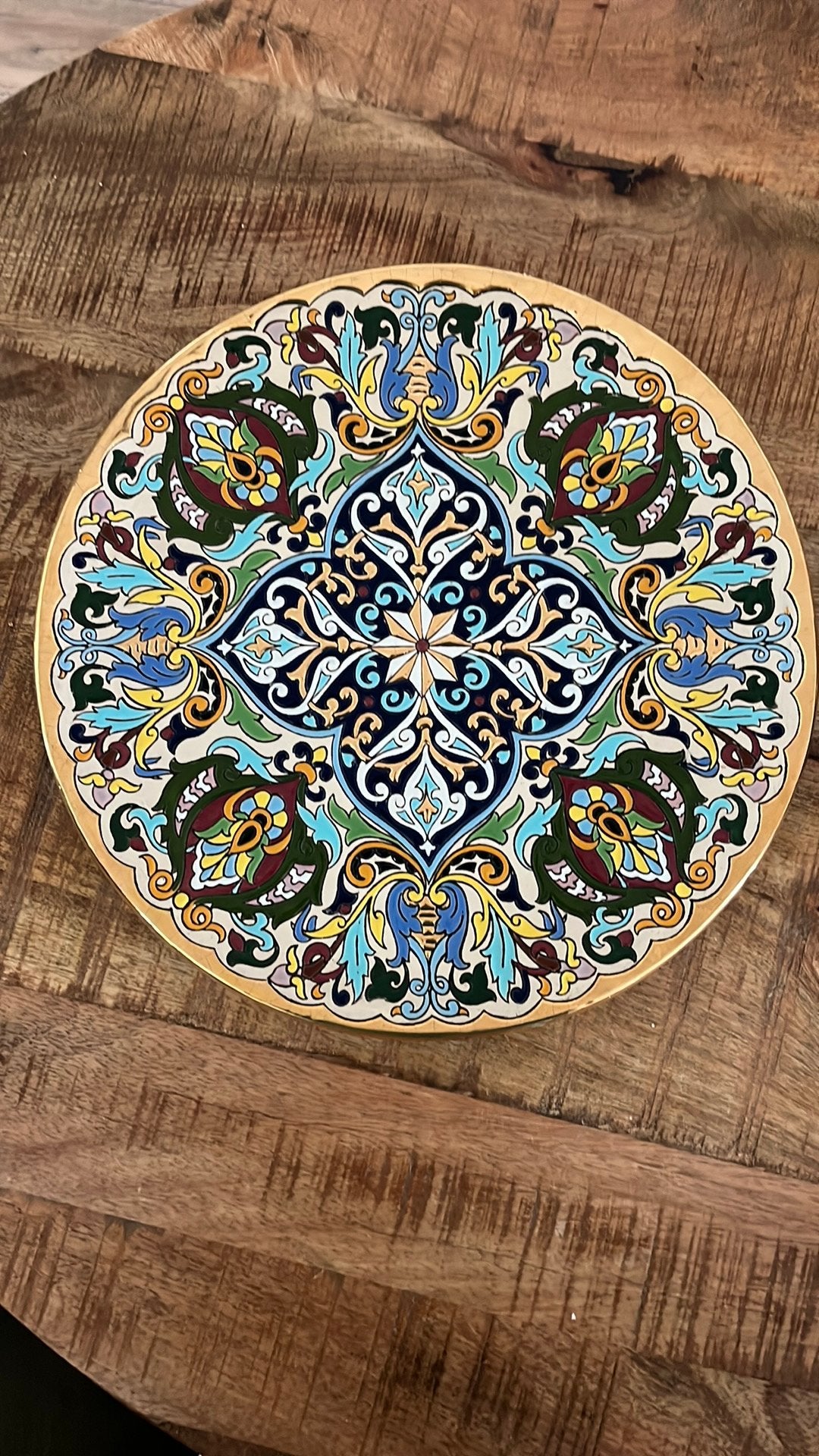 Decoratief bord ceramics sevilla pimienta 11, Ophalen