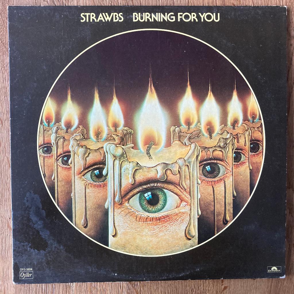 Strawbs Burning For You LP prog 70s US press 1977 rock psych, Cd's en Dvd's, Vinyl | Rock, Gebruikt, Poprock, 12 inch, Ophalen of Verzenden