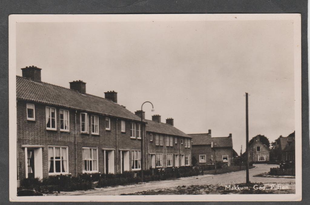 makkum  ged.putten, Verzenden, 1940 tot 1960, Gelopen, Gelderland