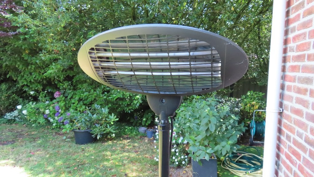 Terrasverwarmer met 3 standen, Draaibaar, Vloer, Zo goed als nieuw, Ophalen