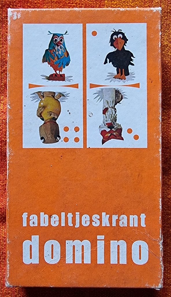 Fabeltjeskrant domino - spel uit 1968 - compleet - IZGST, Antiek en Kunst, Ophalen of Verzenden