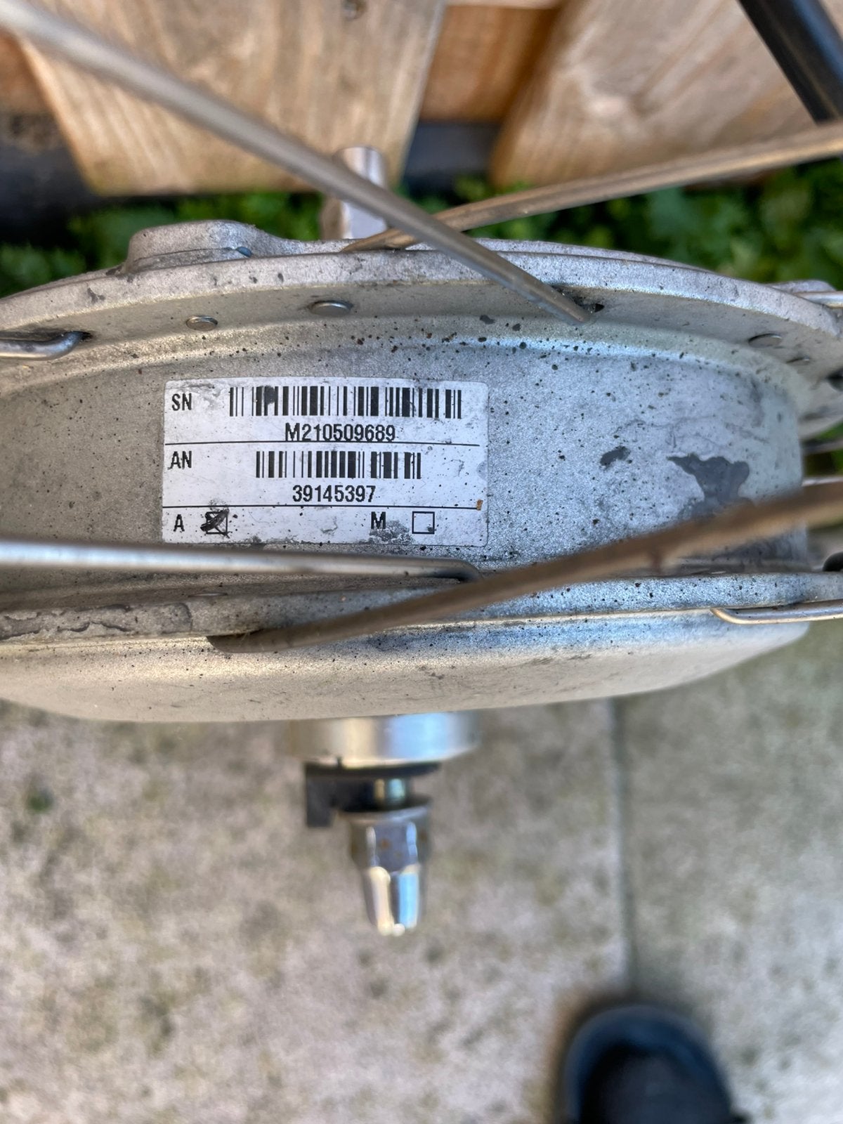 Voorwiel motor Sparta Koga Batavus 28 inch, Ophalen of Verzenden, Zo goed als nieuw, Motor