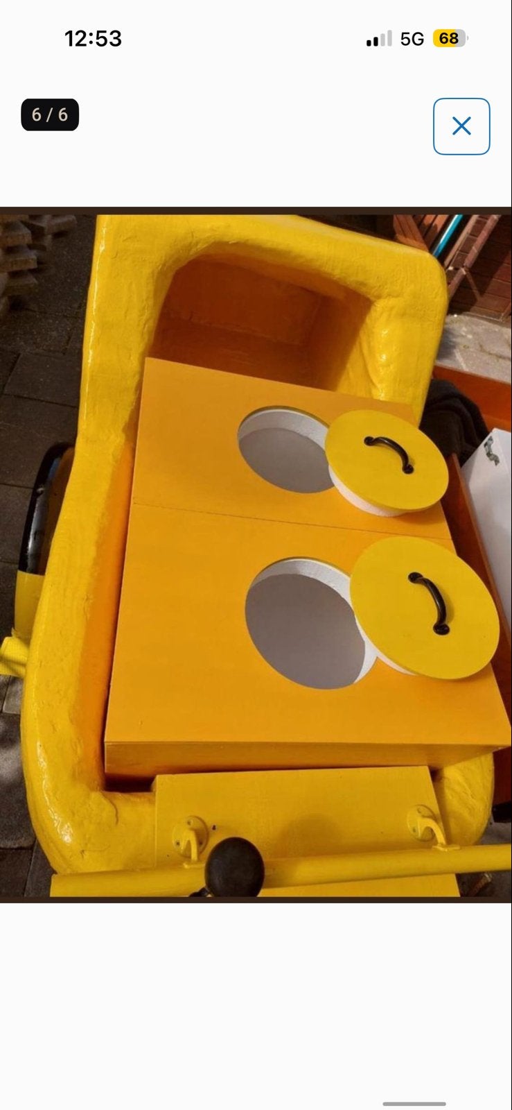 Opvallende IJskar/Bakfiets met Vrieselementen, Ophalen of Verzenden, Gebruikt, Goederen