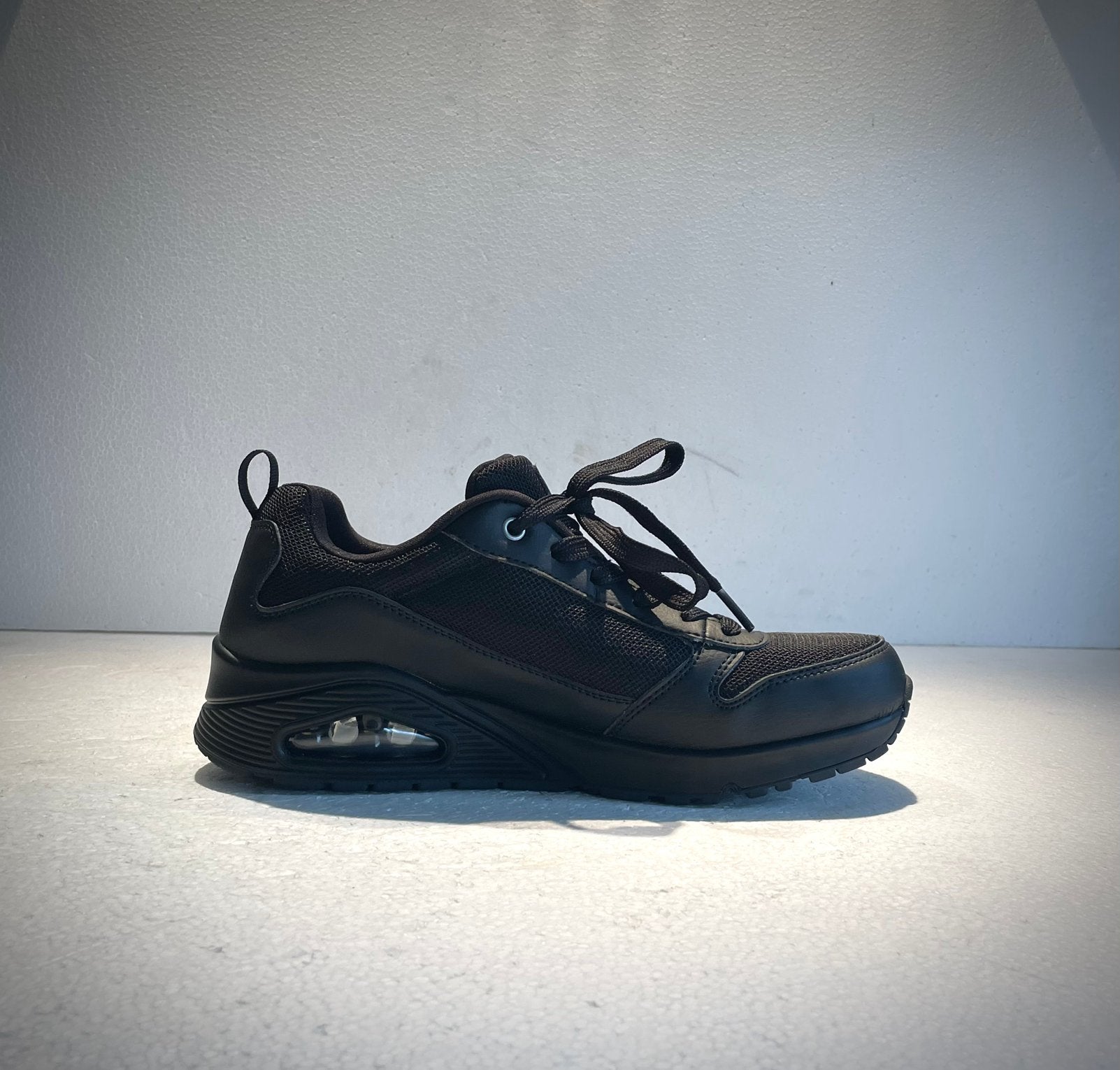 Skechers Air Cooled Memory Foam schoenen sneakers 40 zwart, Zwart, Ophalen of Verzenden, Sneakers of Gympen, Zo goed als nieuw