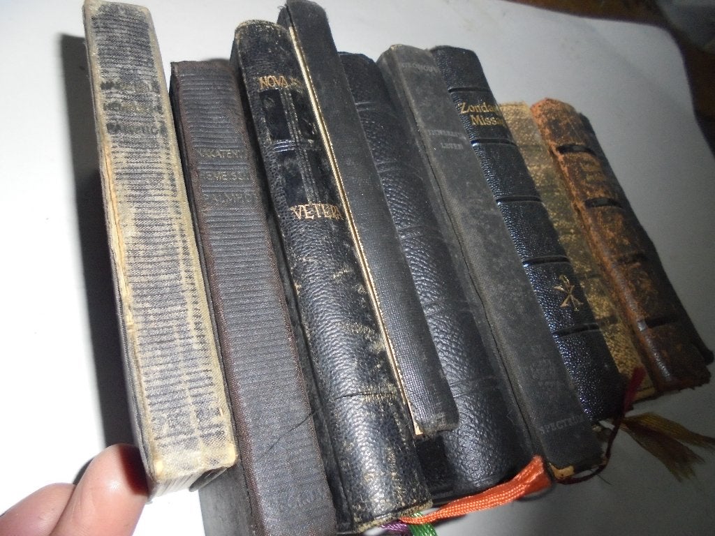 10 x klassieke Missaal kerkboekjes Noordwijkerhout, Ophalen of Verzenden