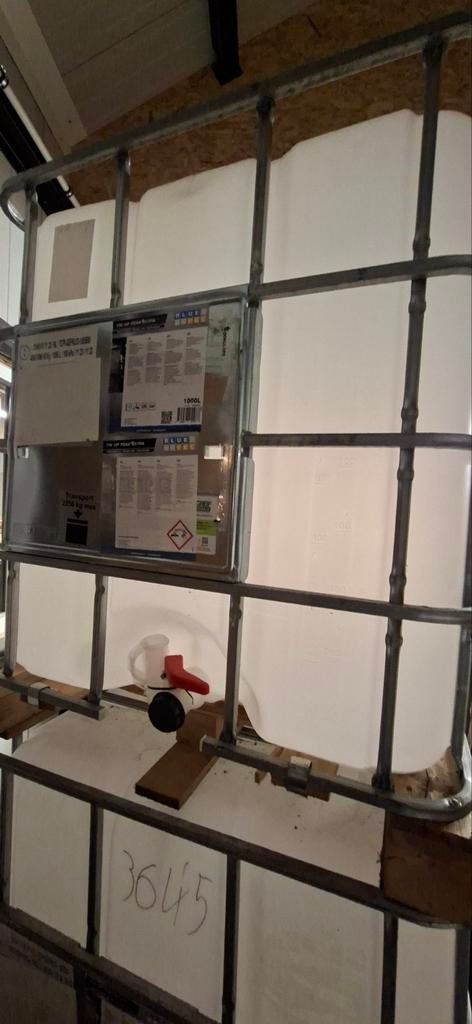 Ibc binnen bakken, Ophalen, Kunststof, Met kraantje, 150 liter of meer
