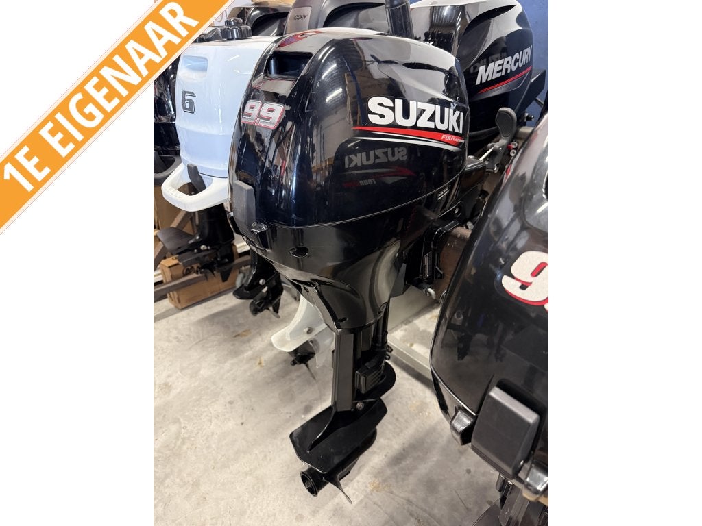 2x Suzuki 9.9pk langstaart knuppel buitenboordmotor