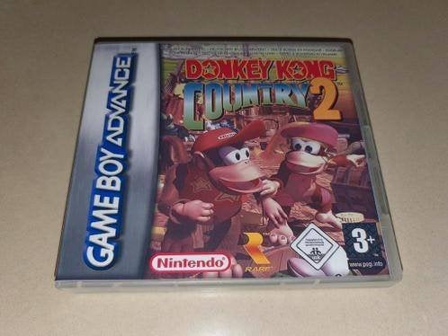 Donkey Kong Country 2 Game Boy Advance GBA Game Case, Spelcomputers en Games, Games | Nintendo Game Boy, Avontuur en Actie, Verzenden