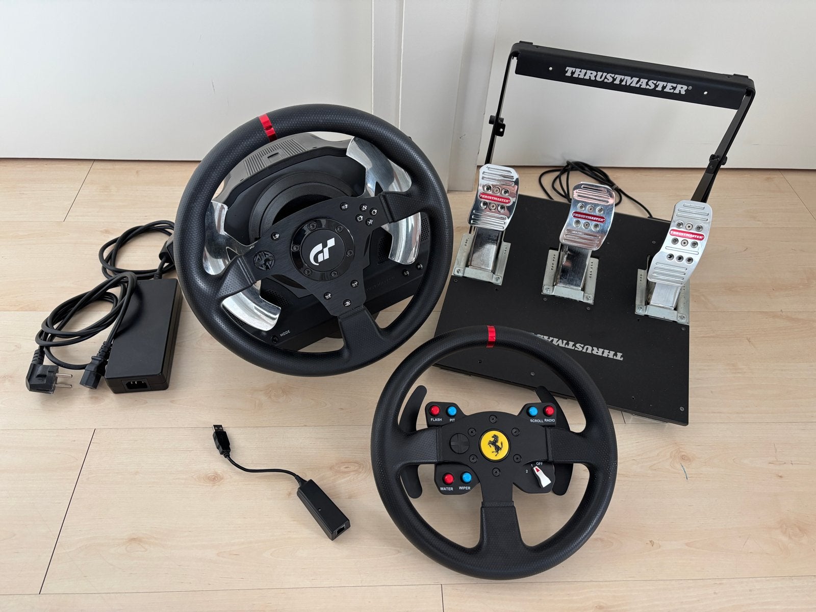 Thrustmaster T500RS + Ferrari GTE F458 Wheel add-on, Ophalen of Verzenden, Overige merken, Gebruikt