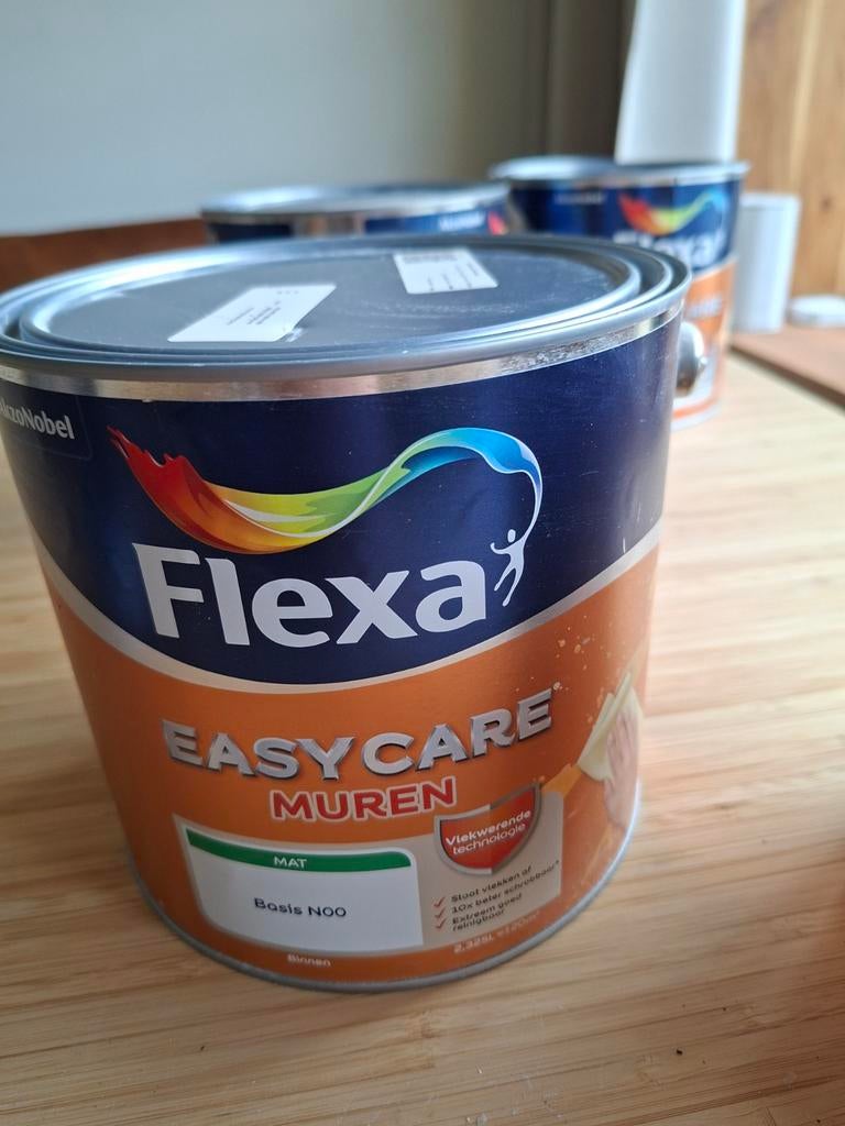 Nieuwe verf uit de Flexa easy care collectie, Ophalen, Nieuw, Verf, Minder dan 5 liter