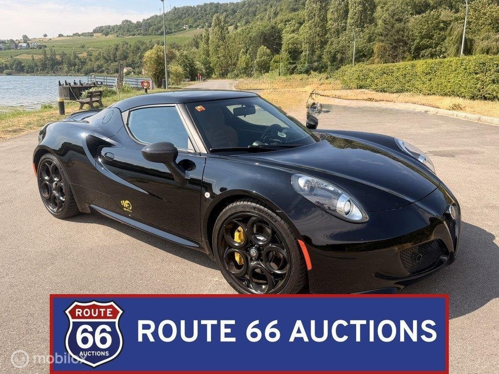 Alfa Romeo 4C | 2016 | Route 66 Auctions, Auto's, Alfa Romeo, Gebruikt, Overige carrosserieën, Zwart, Bedrijf