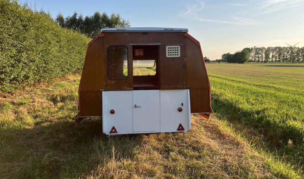 Alternatief daktent Vagé Superieur Plooicaravan 1963 290KG, Caravans en Kamperen, Ophalen, Gebruikt, Tot en met 4