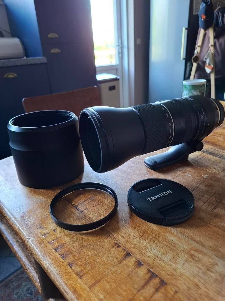 Tamron SP 150-600mm F/5-6.3 Di VC USD G2 + Sigma filter, Ophalen of Verzenden, Zo goed als nieuw, Telelens, Zoom