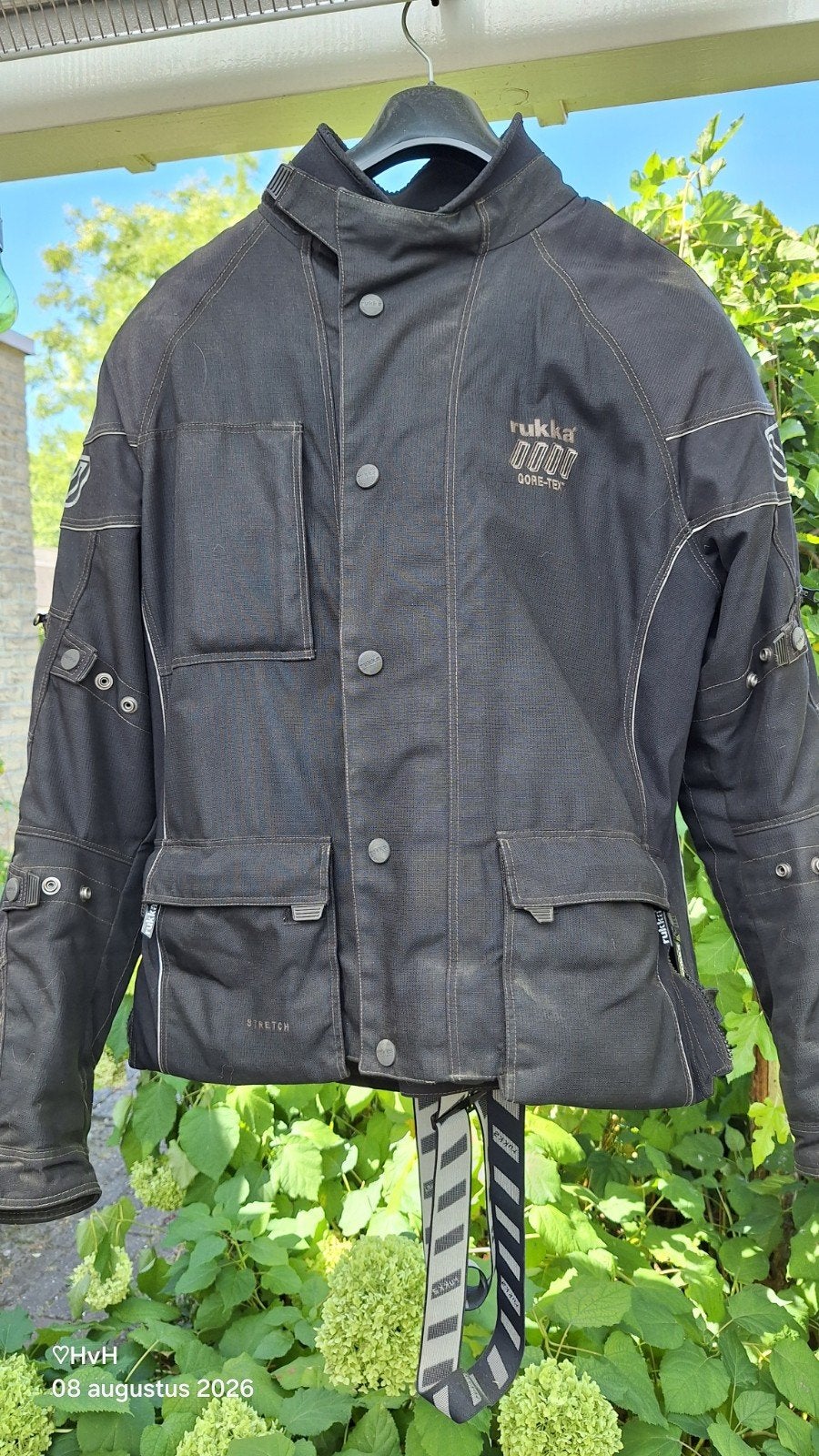 Zeer net Rukka motorpak (jas 58, broek 56 kort), Motoren, Kleding | Motorkleding, Ophalen, Jas | textiel, Heren, Rukka