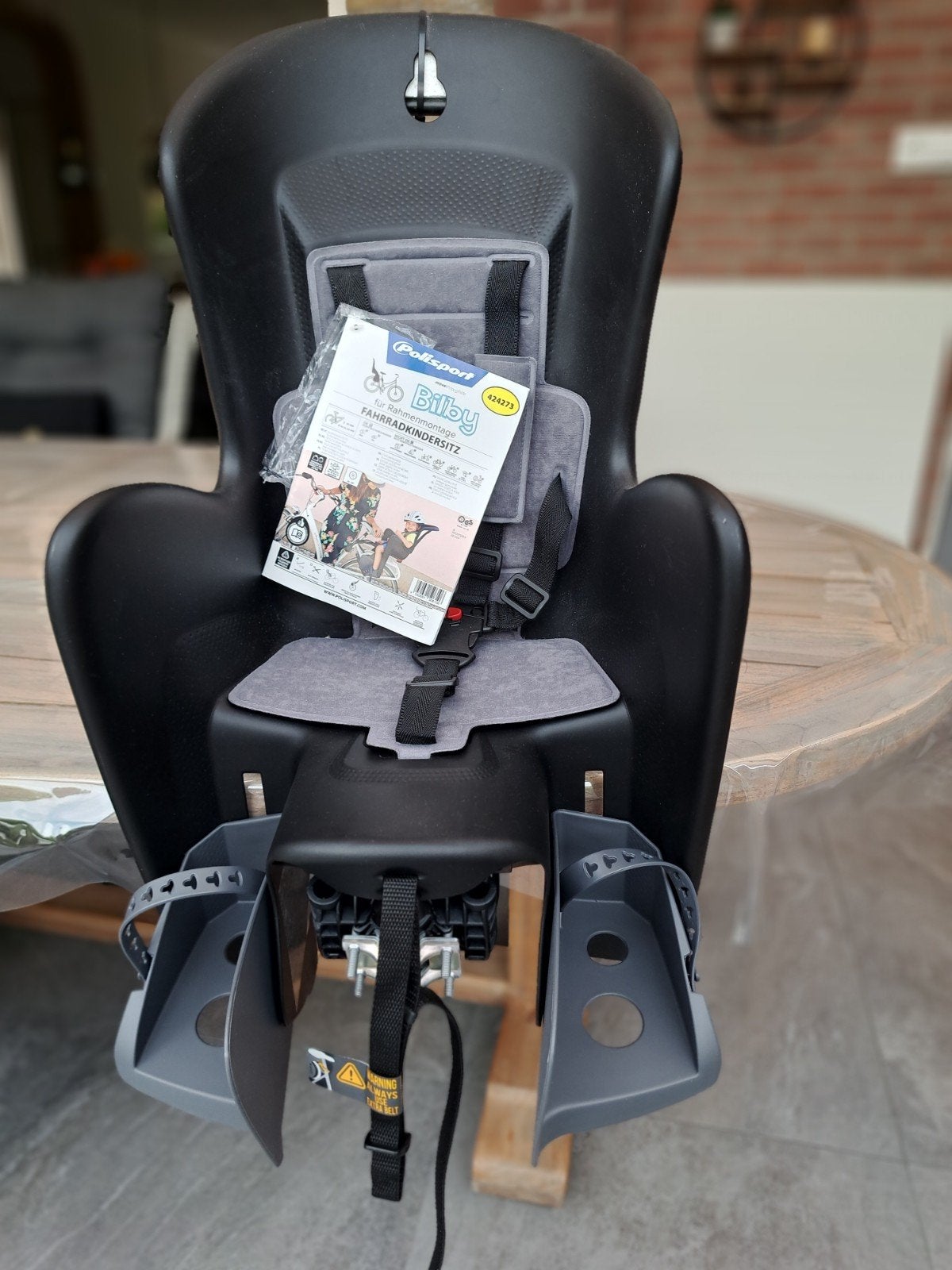 Polisport Bilby fietsstoeltje achterzitje, Fietsen en Brommers, Achterzitje, Voetsteuntjes, Nieuw, Ophalen of Verzenden