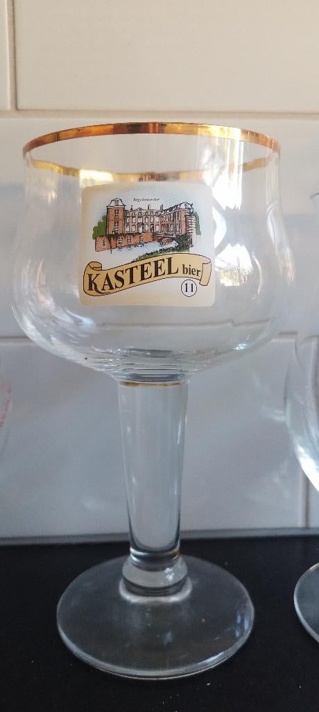 Glas kasteelbier, Ophalen, Zo goed als nieuw, Bierglas