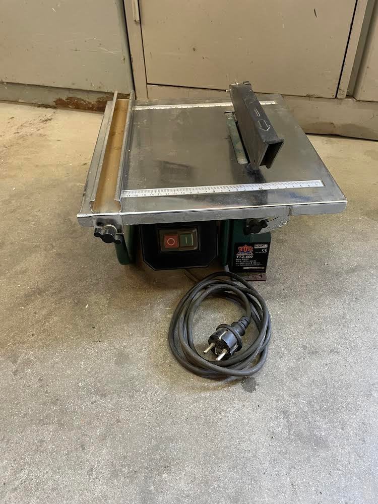 Tegelzaag zaagtafel, Doe-het-zelf en Verbouw, Gereedschap | Zaagmachines, Ophalen, Minder dan 30 mm, Gebruikt, Overige typen