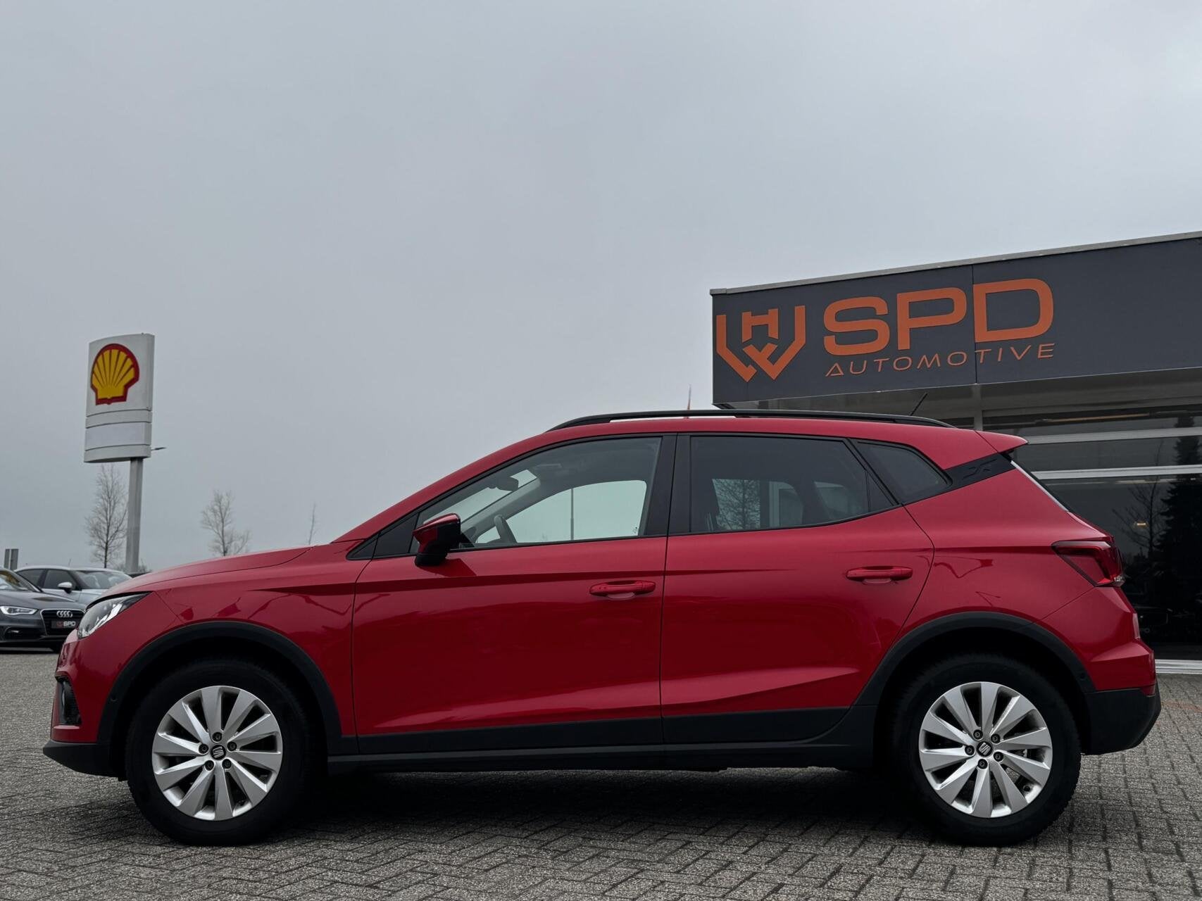 Seat Arona 1.0TSI StyleBusiness Intense|ACC|Carplay|DSG|Cam, Auto's, Stof, Gebruikt, Parkeersensor, 49 €/maand