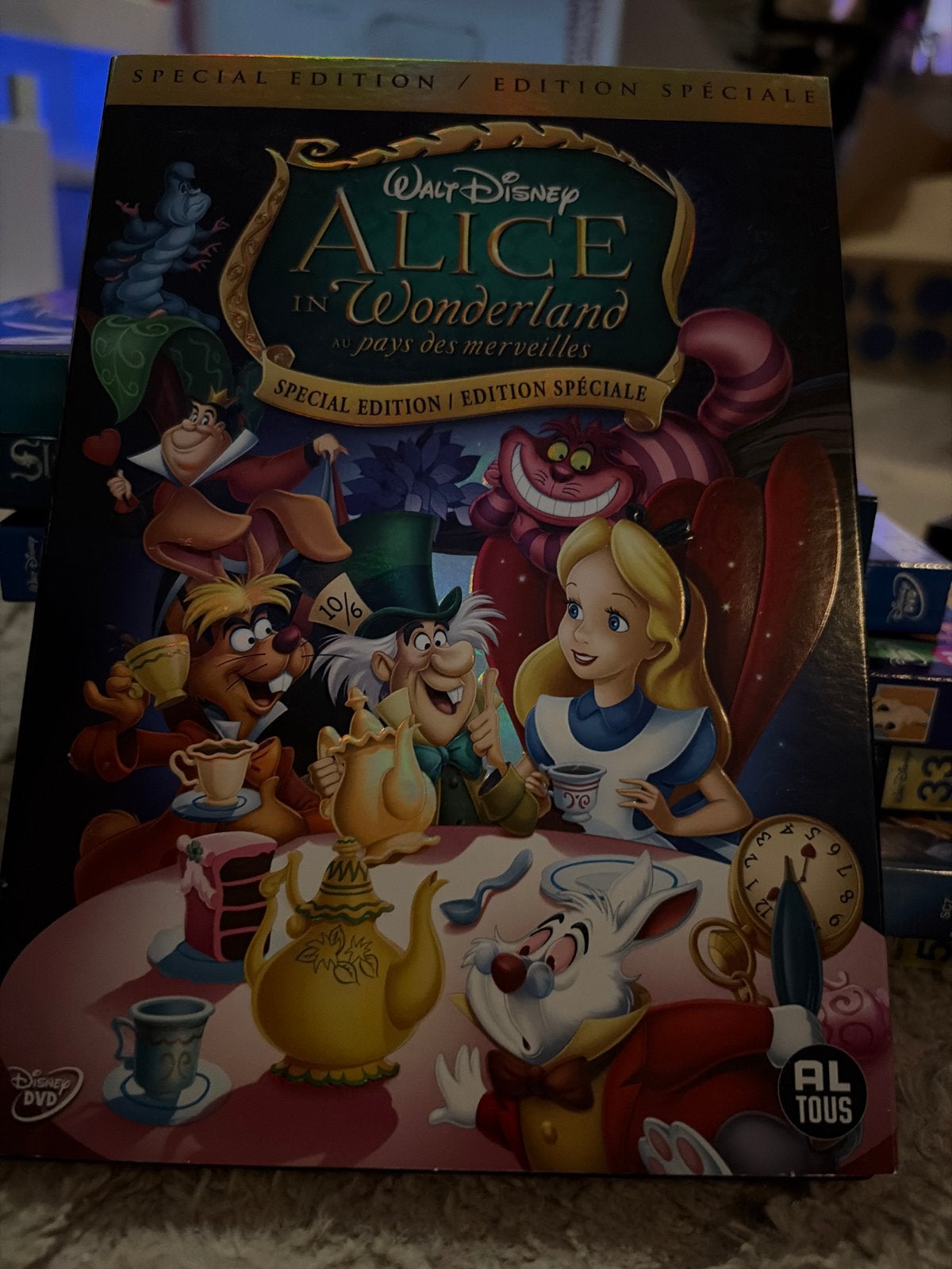 Walt Disney's Alice in Wonderland - Speciale Editie DVD, Gebruikt, Animatie, Ophalen of Verzenden, Alle leeftijden