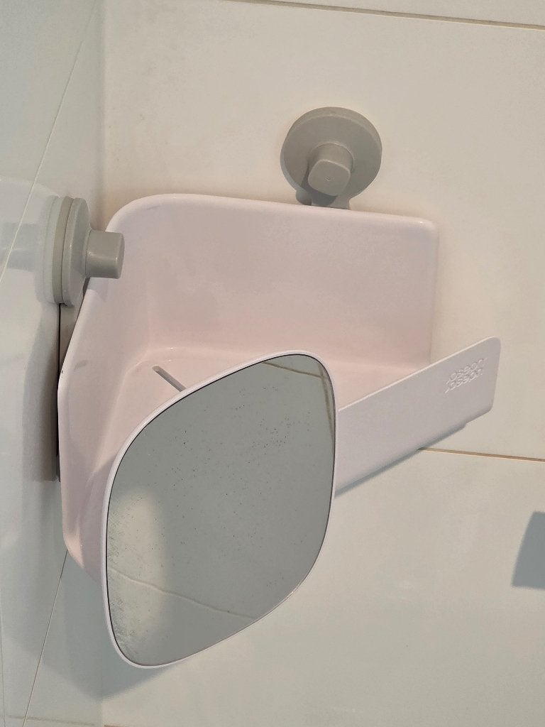 Joseph Joseph EasyStore hoek-doucherek met spiegel, Ophalen, Minder dan 50 cm, Gebruikt, Overige typen