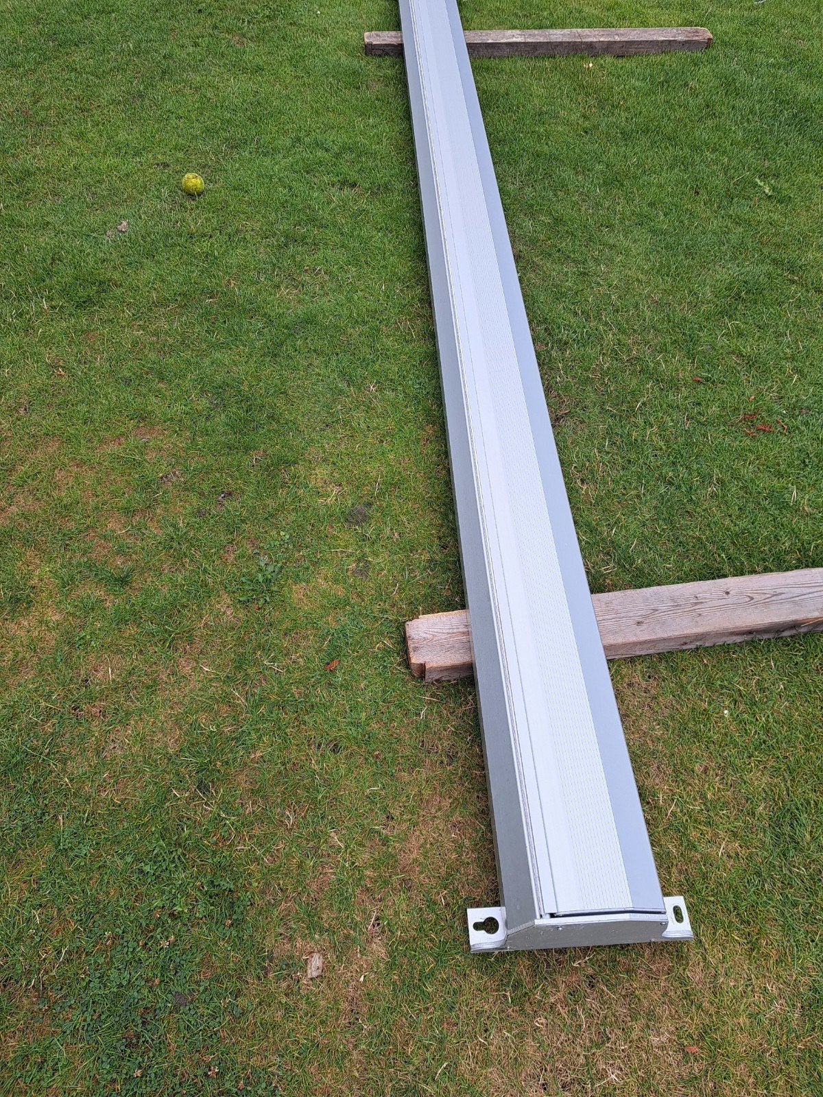 4x3 elektrisch cassette SUPER GAAF! zonnescherm 400 x 300, Elektrisch, Ophalen of Verzenden, Zo goed als nieuw, 250 cm tot 450 cm