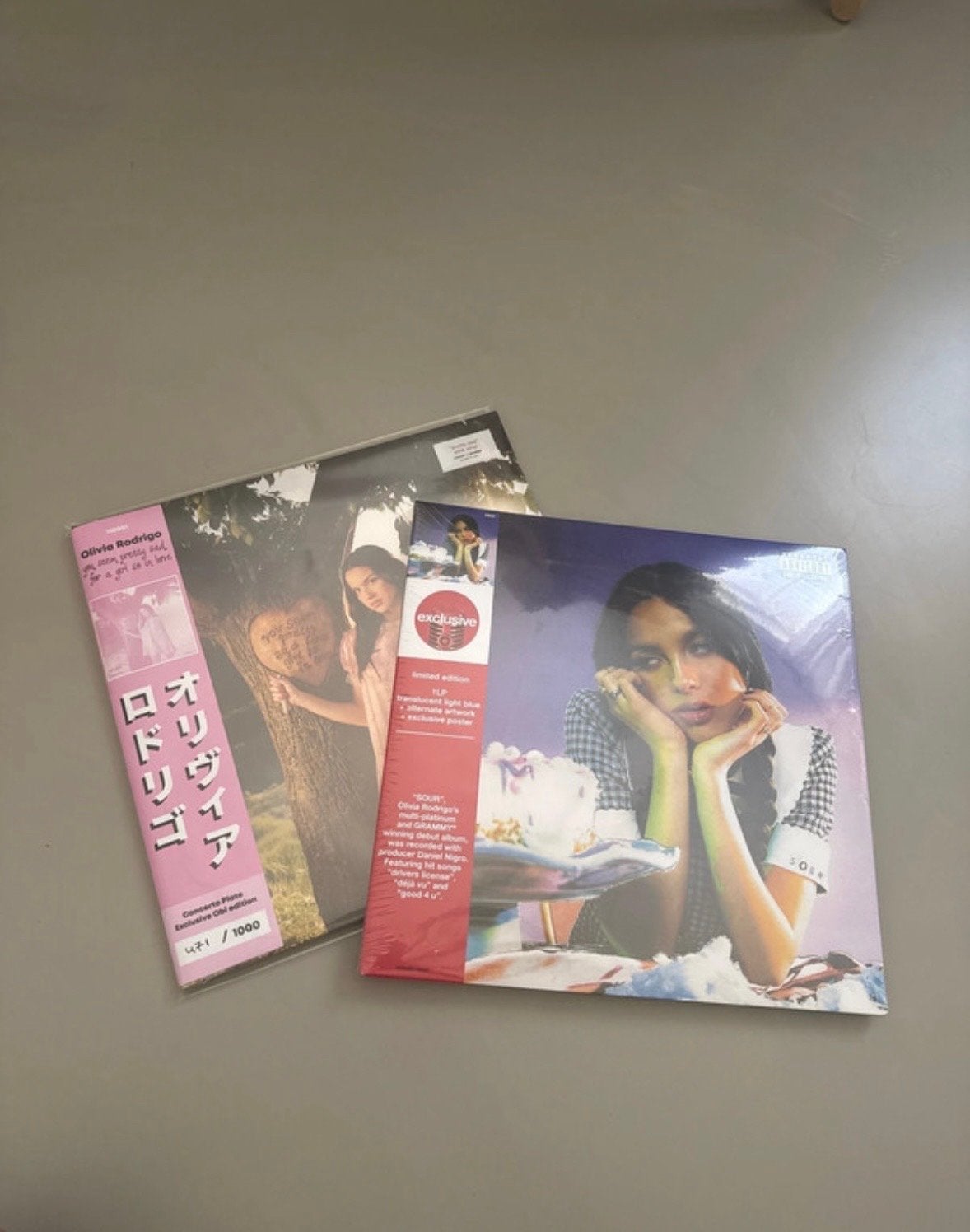 Olivia Rodrigo Limited Edition Vinyl Platen (2 stuks), Inclusief obi, Ophalen of Verzenden, Nieuw in verpakking, 12 inch