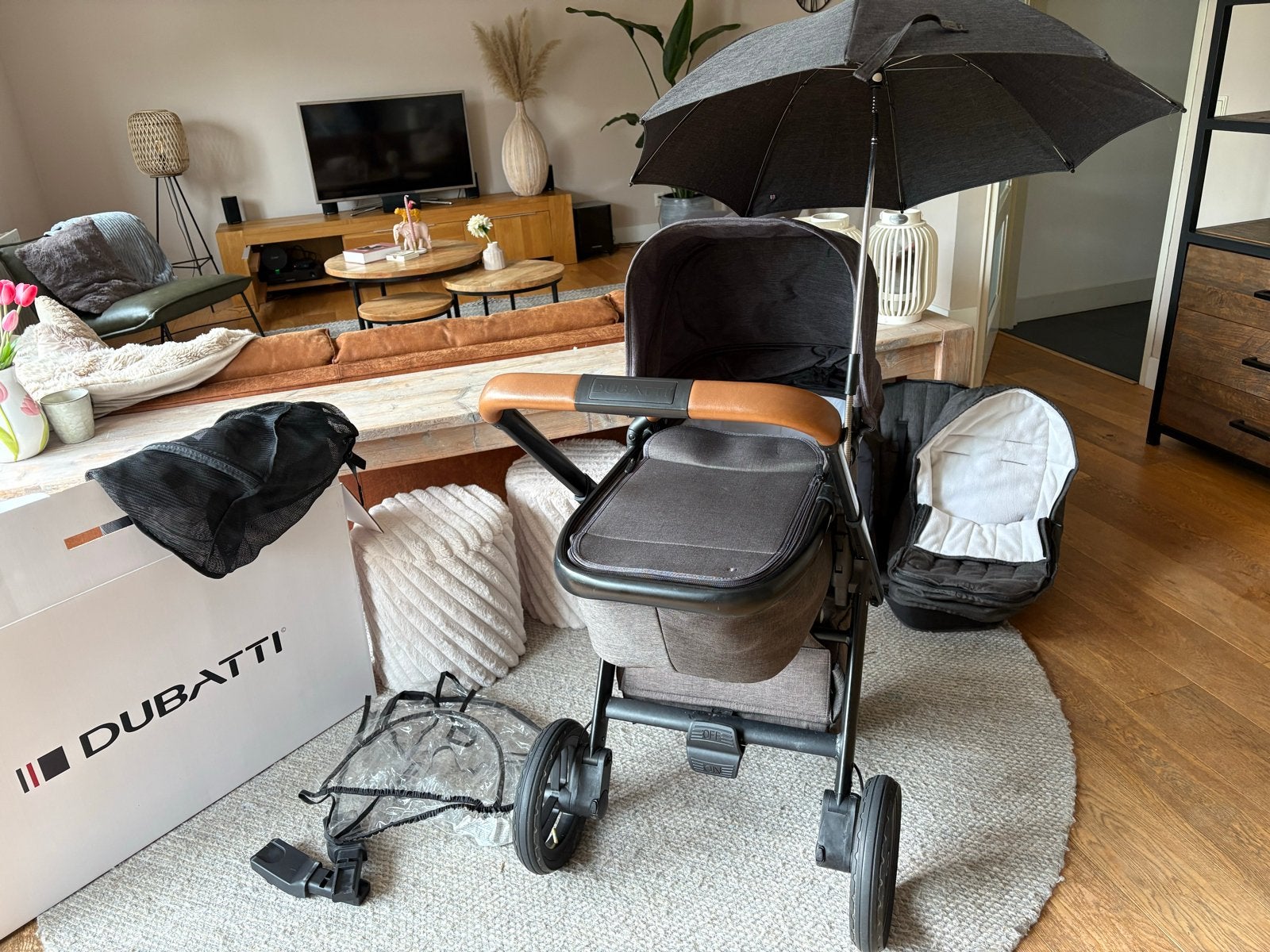 Dubatti One Kinderwagen Compleet met Accessoires, Kinderen en Baby's, Kinderwagens en Combinaties, Ophalen, Kinderwagen, Overige merken