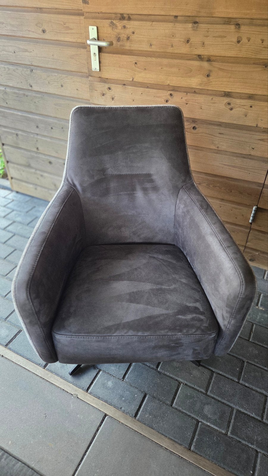 Fauteuil  op Draaipoot, Ophalen, Zo goed als nieuw, 75 tot 100 cm, 50 tot 75 cm