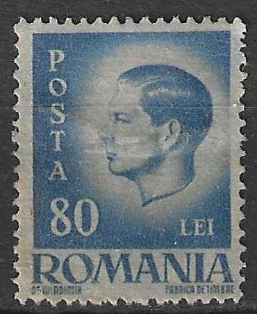Roemenie 1947 - Yvert 962 - Koning Michaël I - 80 l. (ST), Verzenden, Overige landen, Gestempeld
