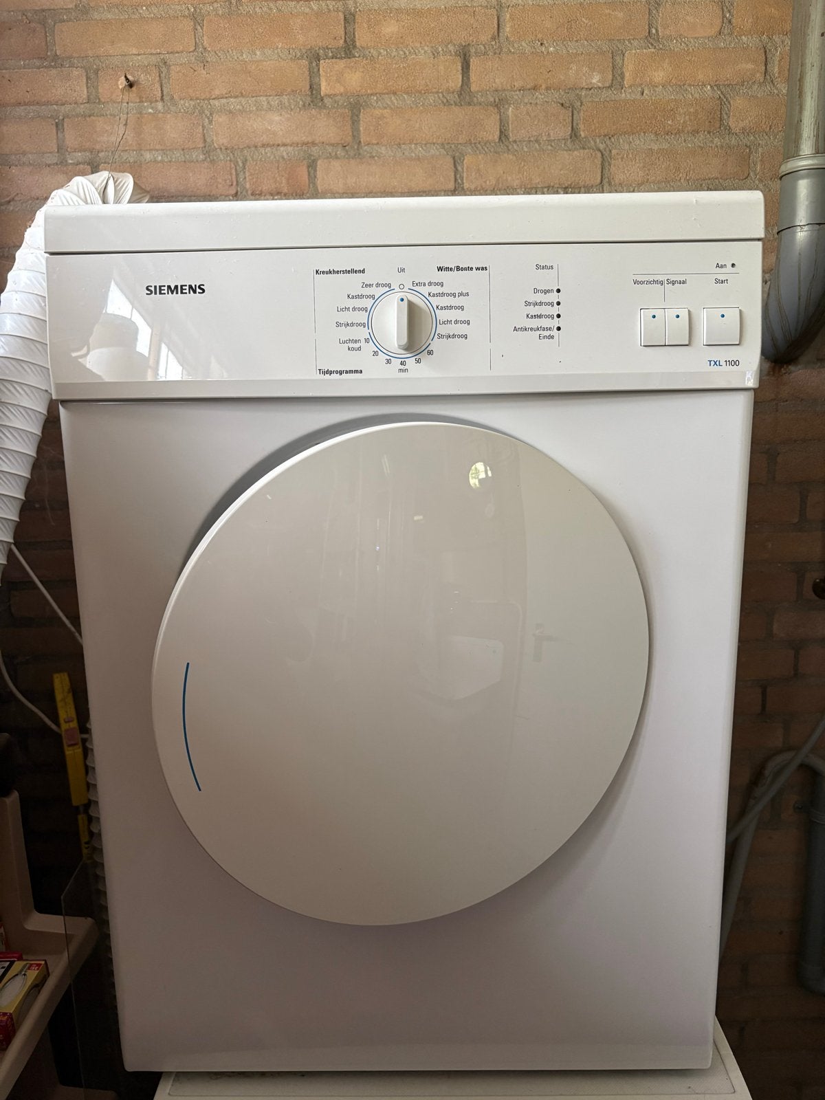 Siemens TXL 1100 Luchtafvoer Wasdroger - Goede Staat, Ophalen, 6 tot 8 kg, Gebruikt, Luchtafvoer