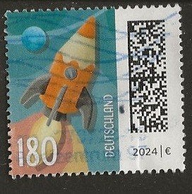 Duitsland 79, raket, Verzenden, 1990 tot heden, Gestempeld