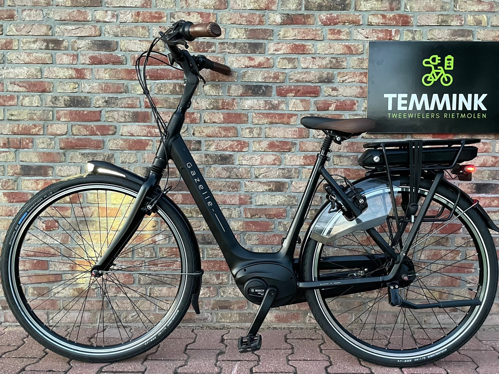 Gazelle Orange C8 Smart (2455km), Ophalen, Zo goed als nieuw, 51 tot 55 cm, 50 km per accu of meer