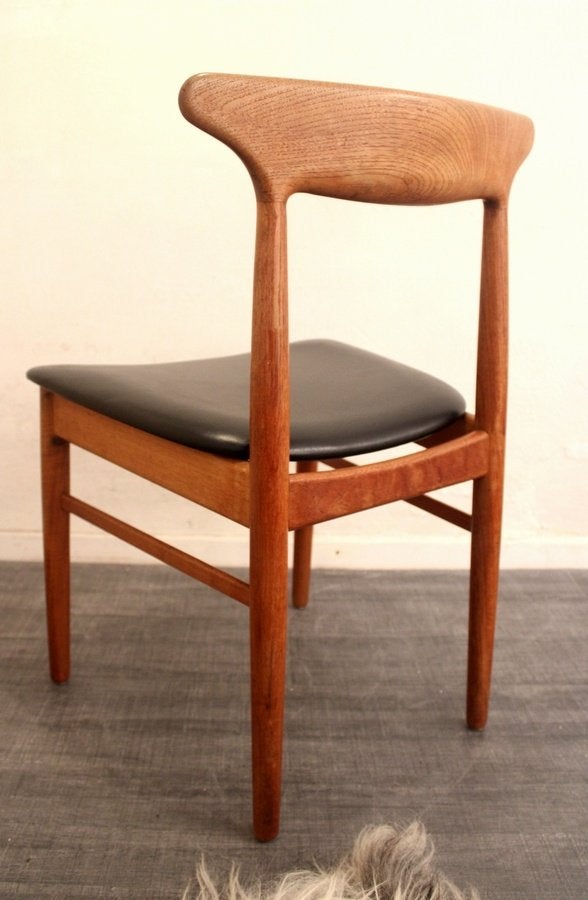 Dyrlund Danish teak design chair vintage mid century design, Gebruikt, -, DEENS MID CENTURY VINTAGE DESIGN, Ophalen of Verzenden