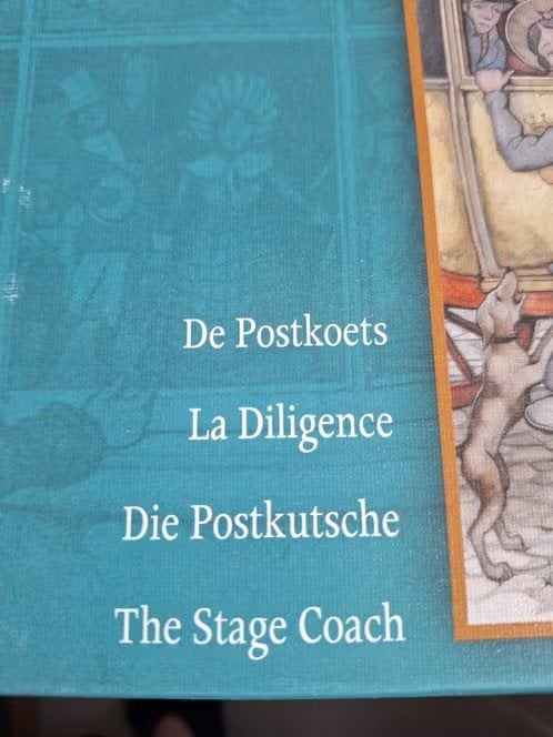 Anton Pieck puzzel de postkoets 1000 stukjes h, Ophalen of Verzenden, 500 t/m 1500 stukjes, Nieuw, Legpuzzel