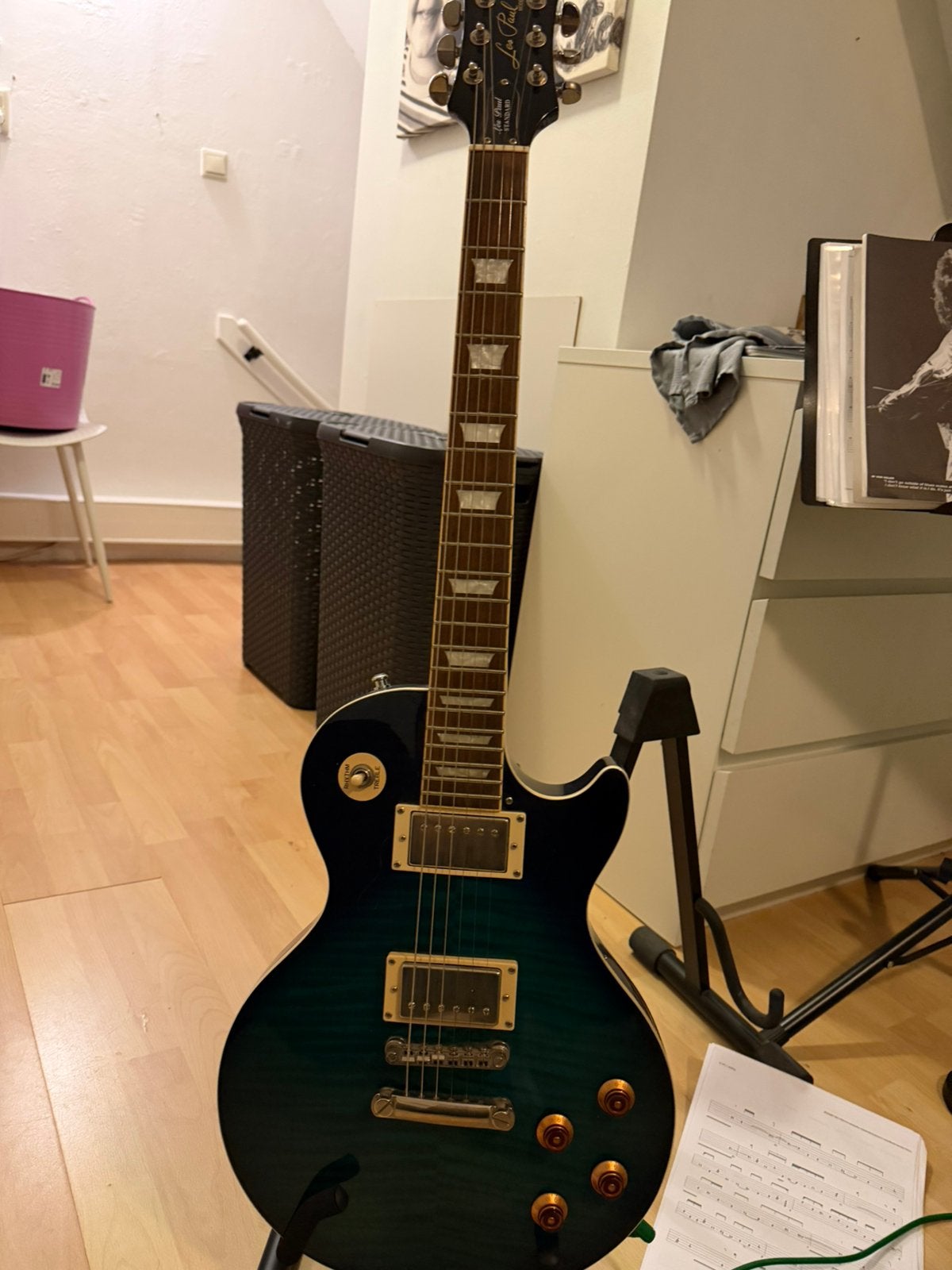 Prachtige Epiphone Les Paul Standard –Blueberry Burst (2010), Muziek en Instrumenten, Ophalen, Zo goed als nieuw, Solid body, Gibson