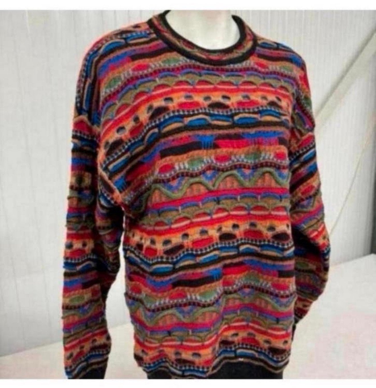 Purely australian clothing Wol Wollen trui pullover sweater, Meerkleurig, Maat 42/44 (L), Ophalen of Verzenden, Zo goed als nieuw