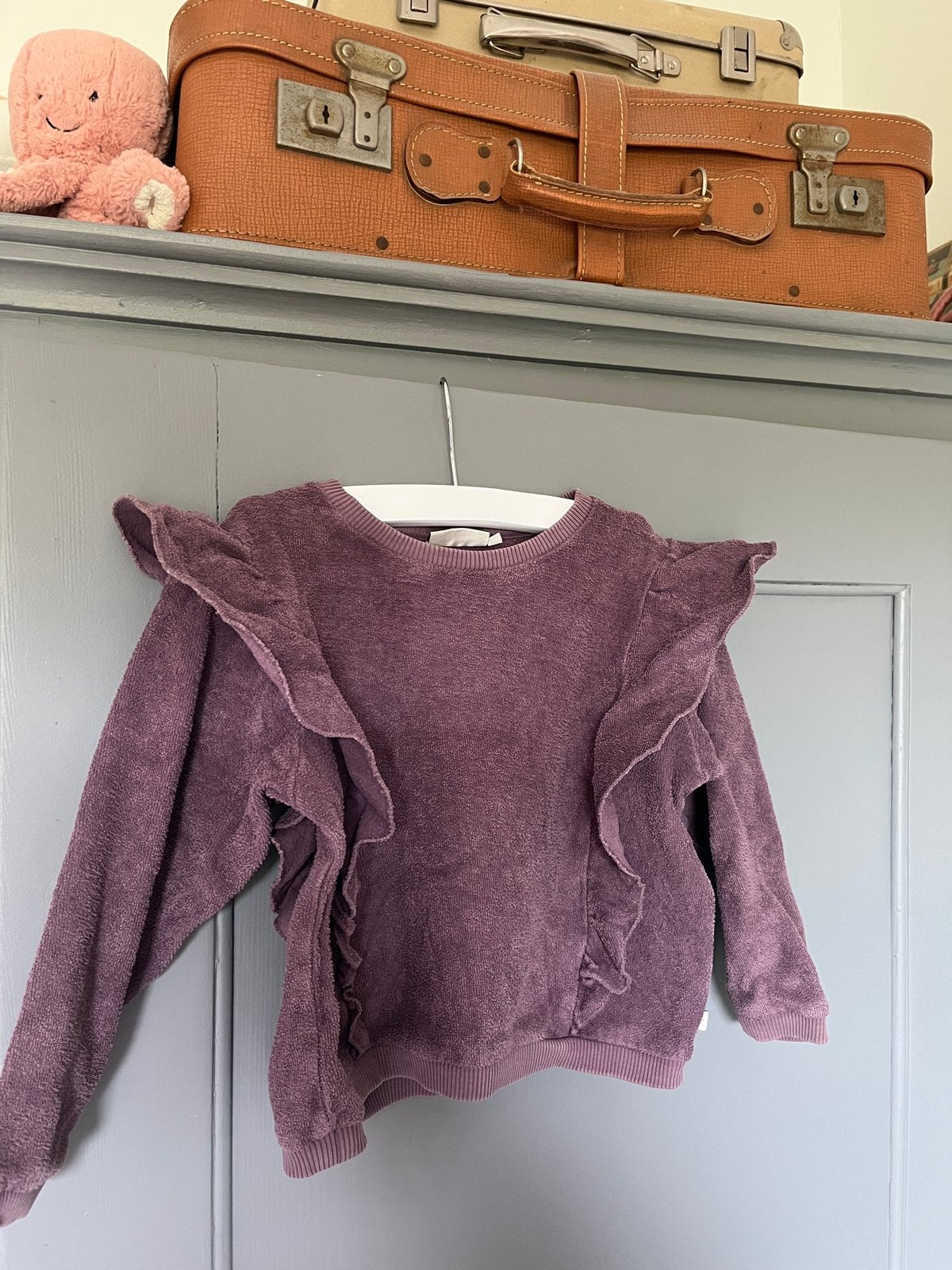 Trui paars Blossom kids mt 3 jaar, Ophalen of Verzenden, Zo goed als nieuw, Meisje, Trui of Vest