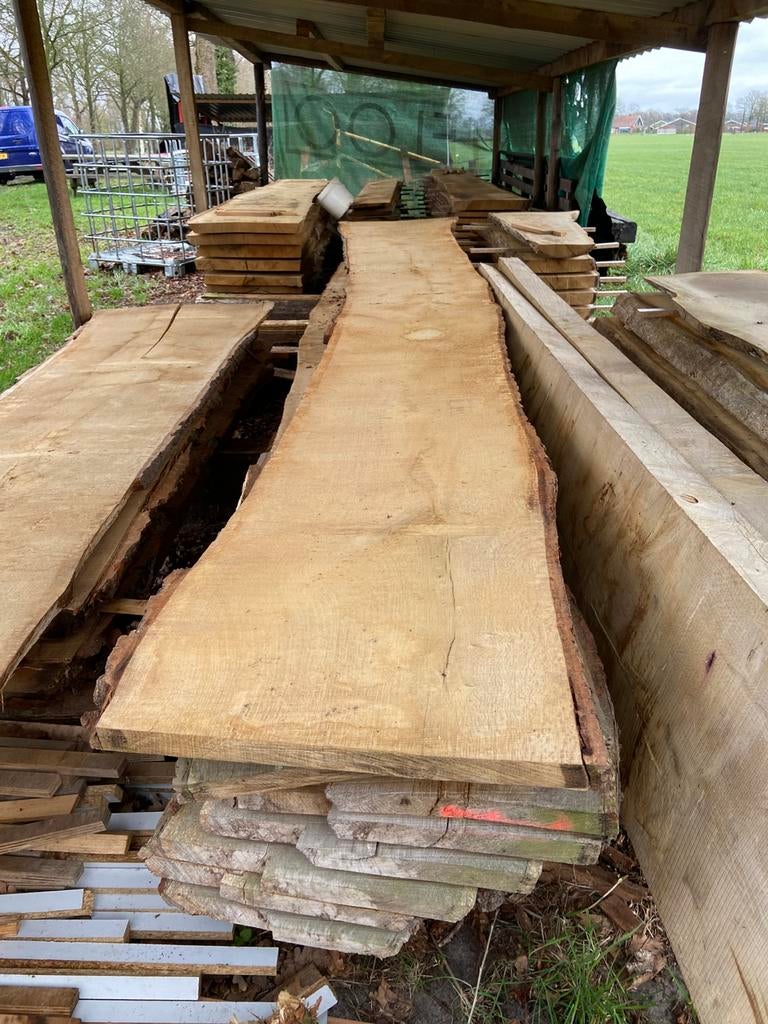 Eiken planken, Tuin en Terras, Palen, Balken en Planken, Ophalen, 250 cm of meer, Planken