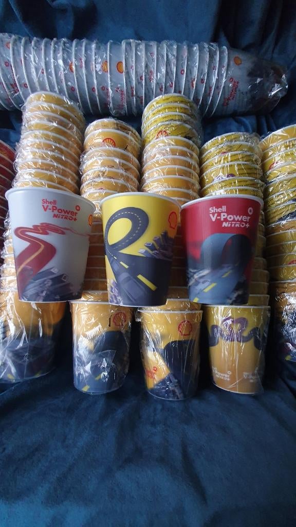 Shell V-Power Nitro+ plastic bekers, Ophalen of Verzenden, Nieuw