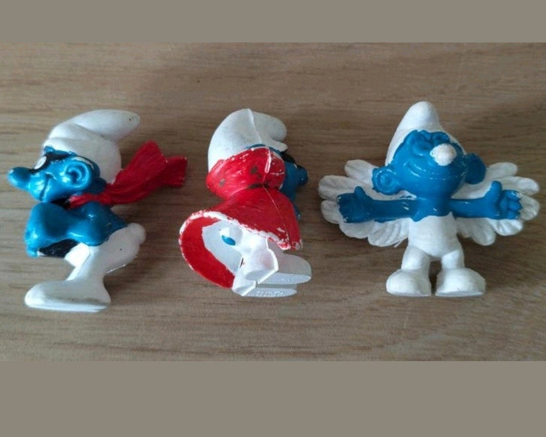 3 Smurfen, Verzamelen, Smurfen, Verzenden, Gebruikt, Verschillende Smurfen, Poppetje, Figuurtje of Knuffel