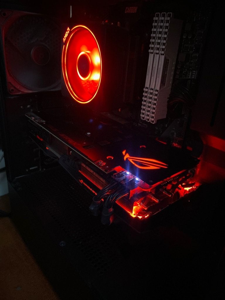 ASUS ROG Strix GeForce RTX 2070 OC edition, PCI-Express 3, GDDR6, Ophalen of Verzenden, Zo goed als nieuw