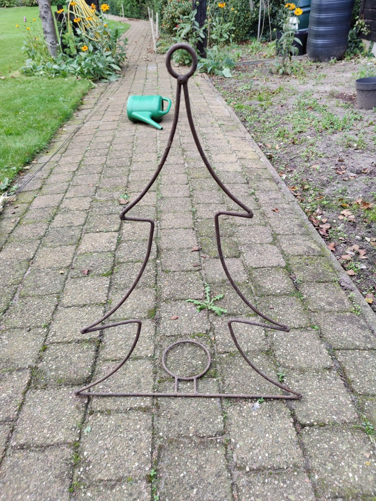 Metalen kerstboom decoratie of plantensteun, Ophalen of Verzenden, Gebruikt, Metaal, Overige typen