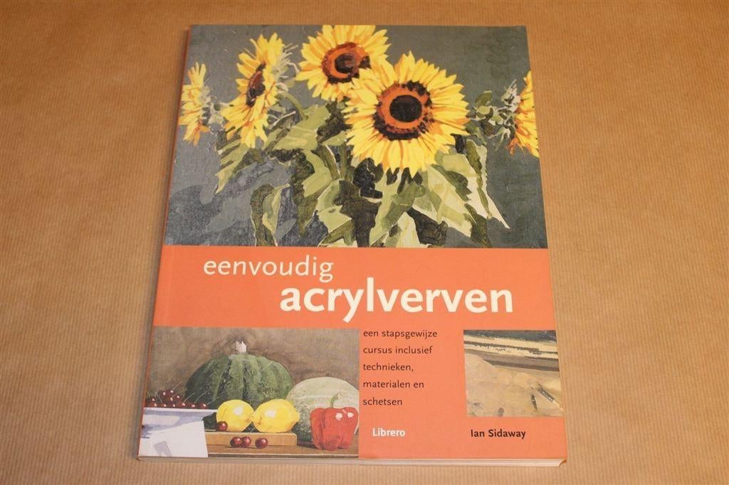 Eenvoudig Acrylverven — Stapsgewijze Cursus met Technieken, Ophalen of Verzenden, Zo goed als nieuw, Tekenen en Schilderen