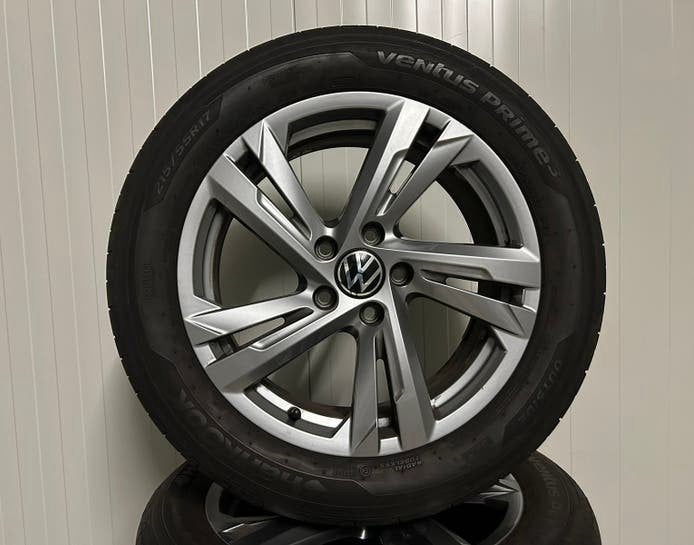 Originele VW T-Roc Passat 17 inch Valencia Hankook zomer, Ophalen, Banden en Velgen, 17 inch, VW