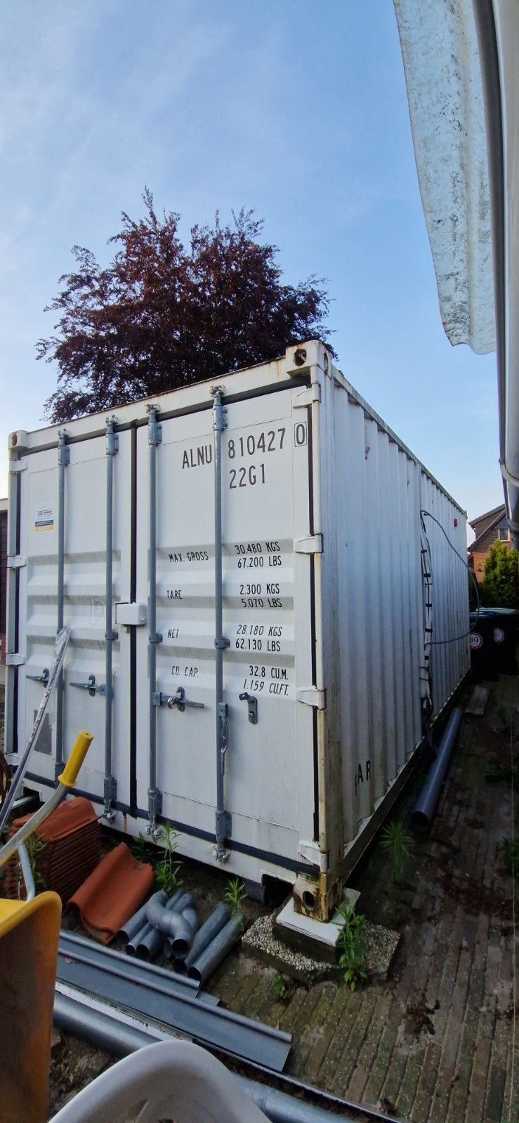 Zeecontainer 20ft geïsoleerd, Zakelijke goederen, Machines en Bouw | Keten en Containers, Ophalen of Verzenden