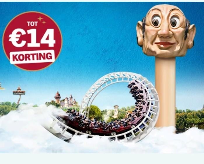 Efteling vouchers, Drie personen of meer, Kortingskaart